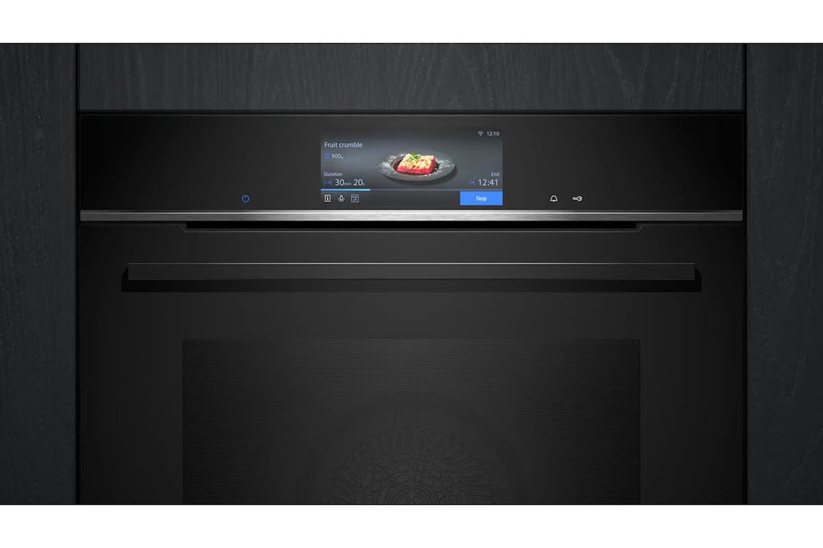 Siemens iQ700 Built-in Single Oven | HB778G3B1B | Black-2