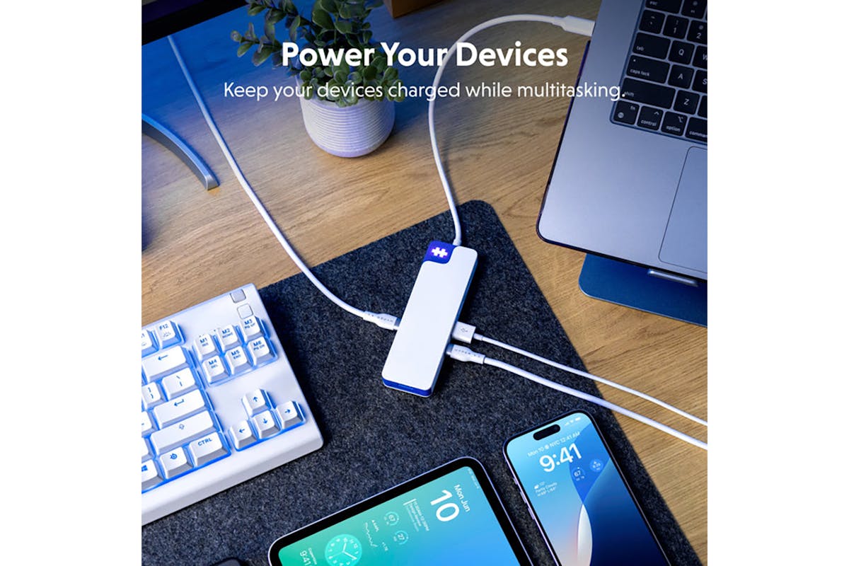 HyperDrive Flex 8 Port USB-C Dock | Brilliant Blue-6