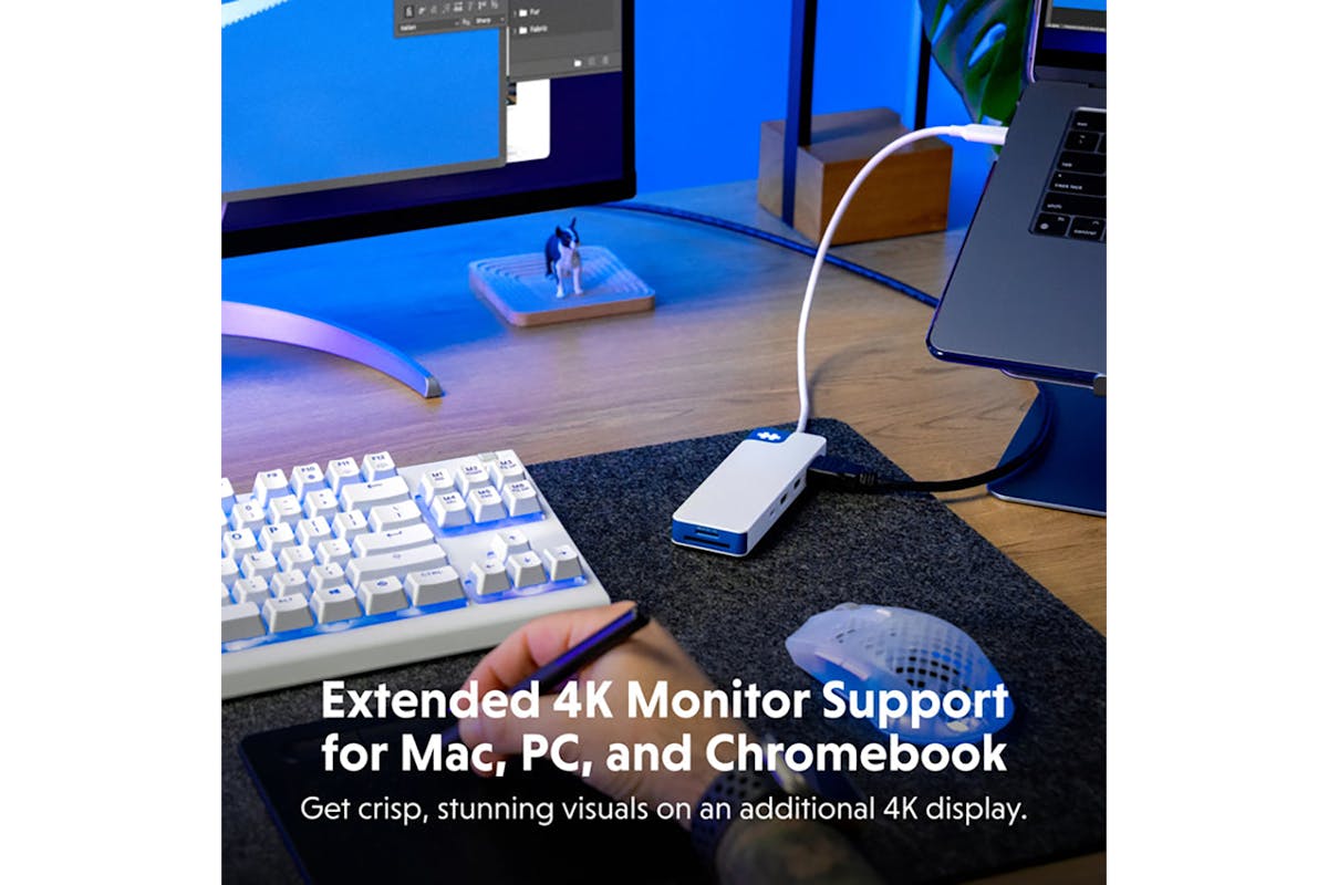 HyperDrive Flex 8 Port USB-C Dock | Brilliant Blue-5