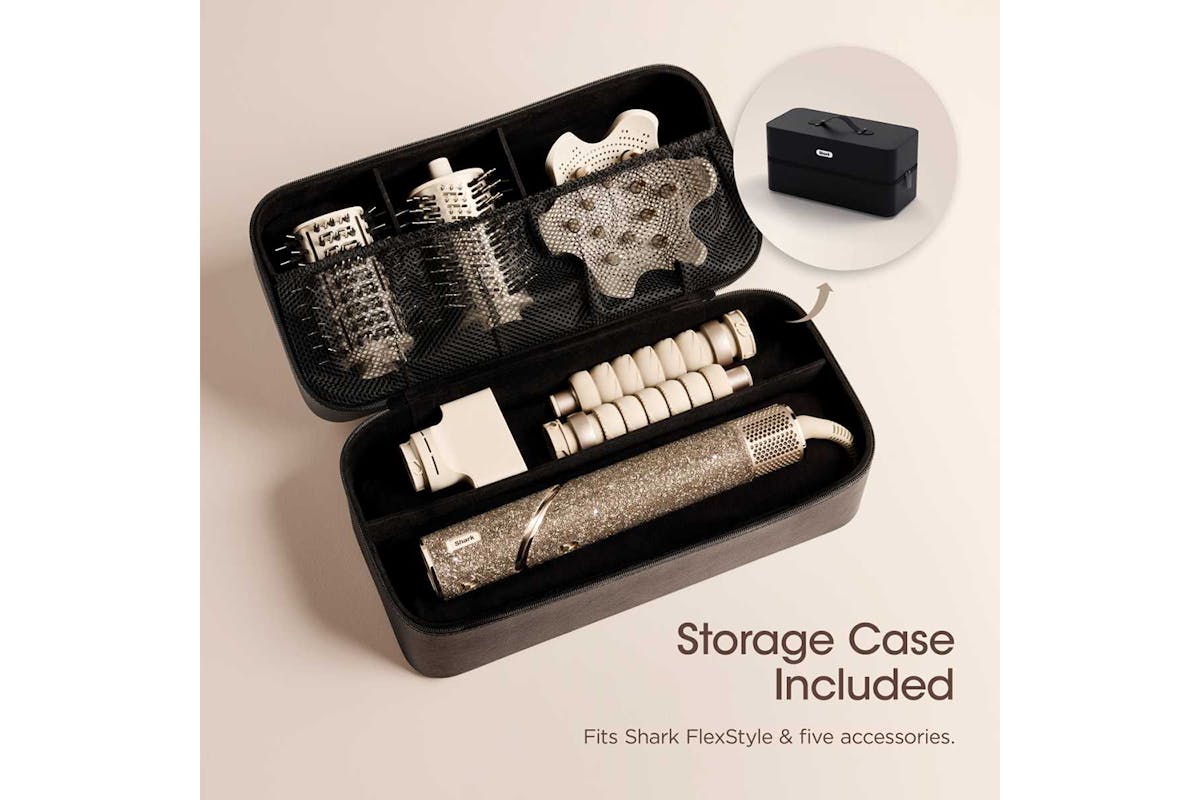 Shark FlexStyle 5-in-1 Air Styler & Hair Dryer Gift Set | HD446JSUK | Champagne Sparkle-7