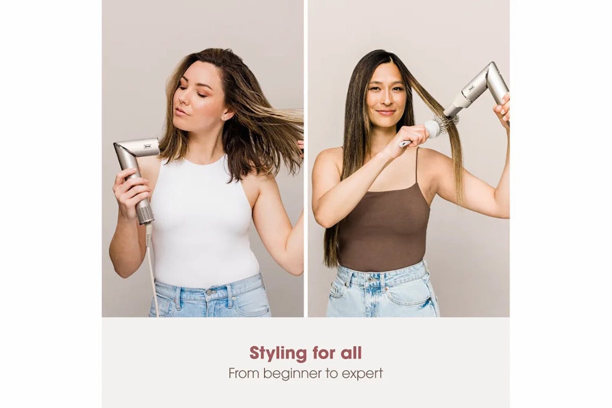 Shark FlexStyle 5-in-1 Air Styler & Hair Dryer Set | HD446SLUK | Stone-6