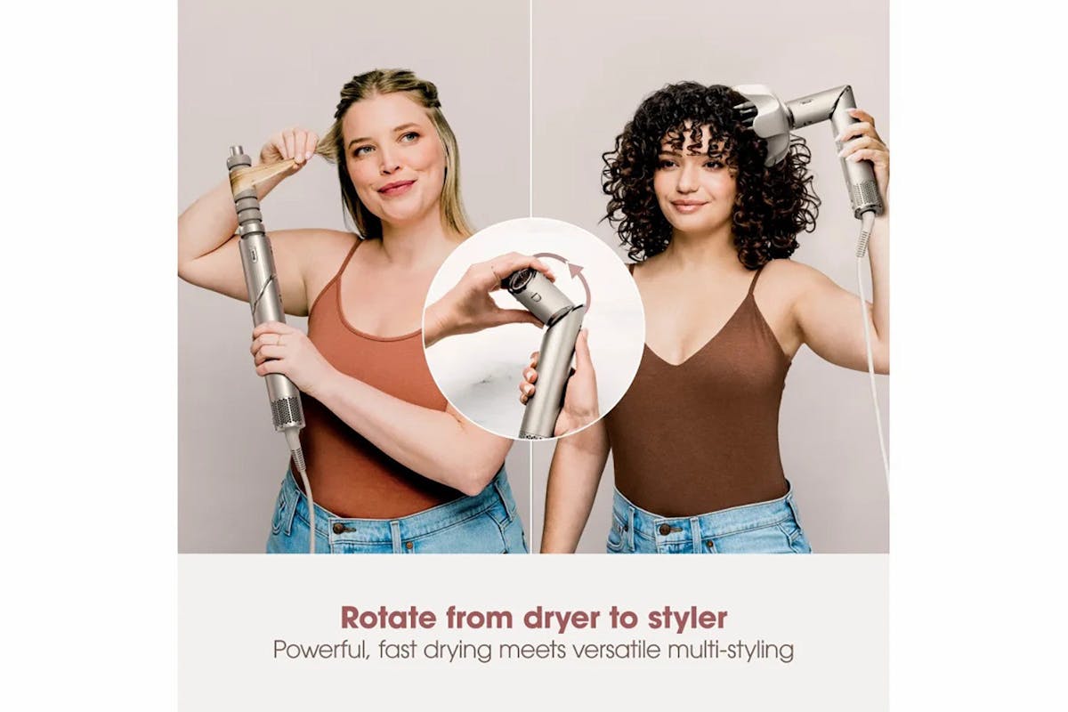 Shark FlexStyle 5-in-1 Air Styler & Hair Dryer Set | HD446SLUK | Stone-2
