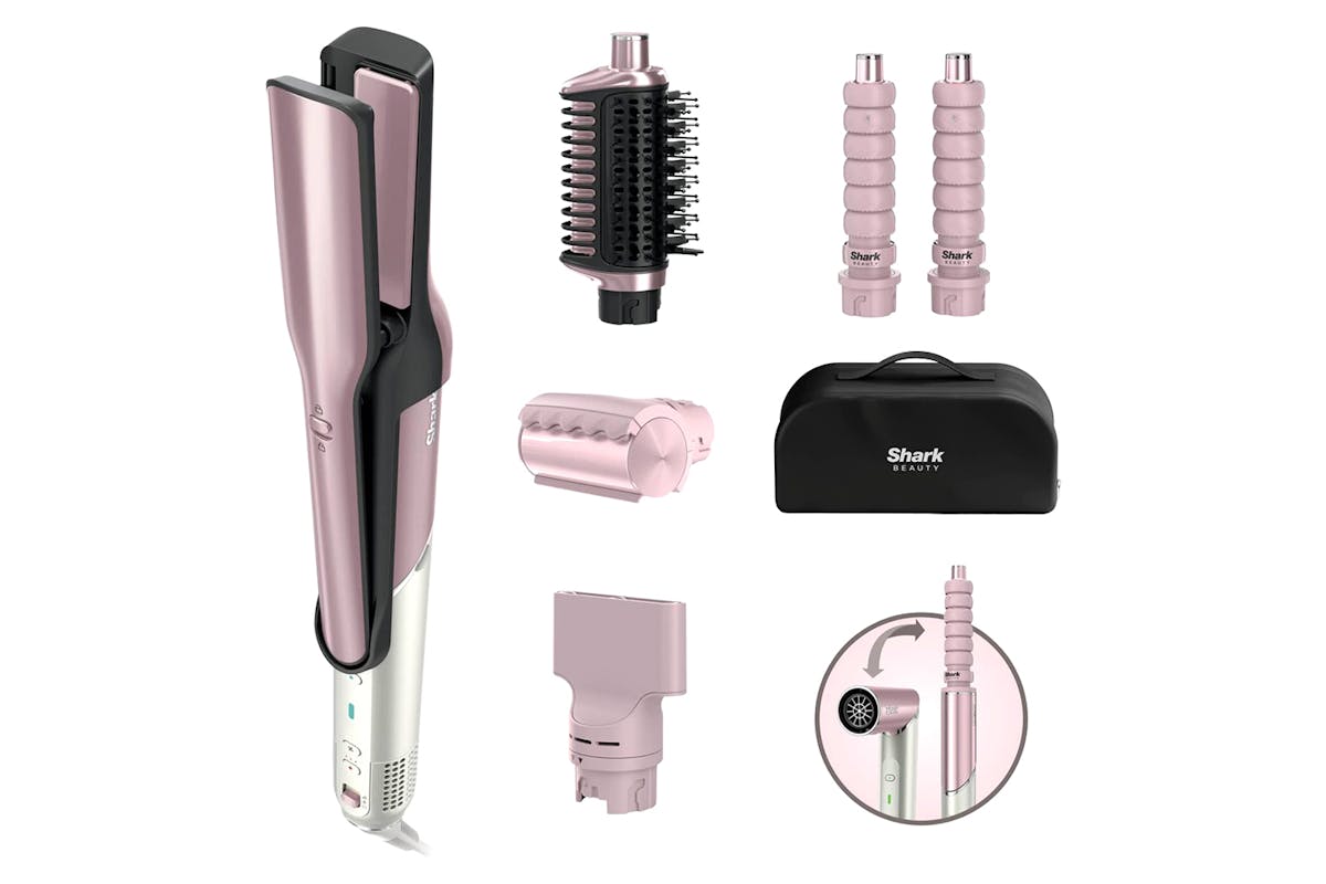 Shark Glam Ceramic & Air Styling and Drying System with FrizzFighter | HD6051SUKPK | Pink-15