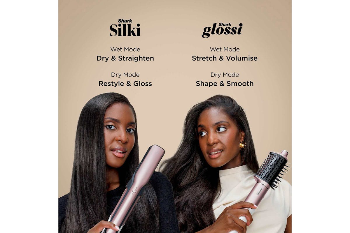Shark Glam Ceramic & Air Styling and Drying System with FrizzFighter | HD6051SUKPK | Pink-10