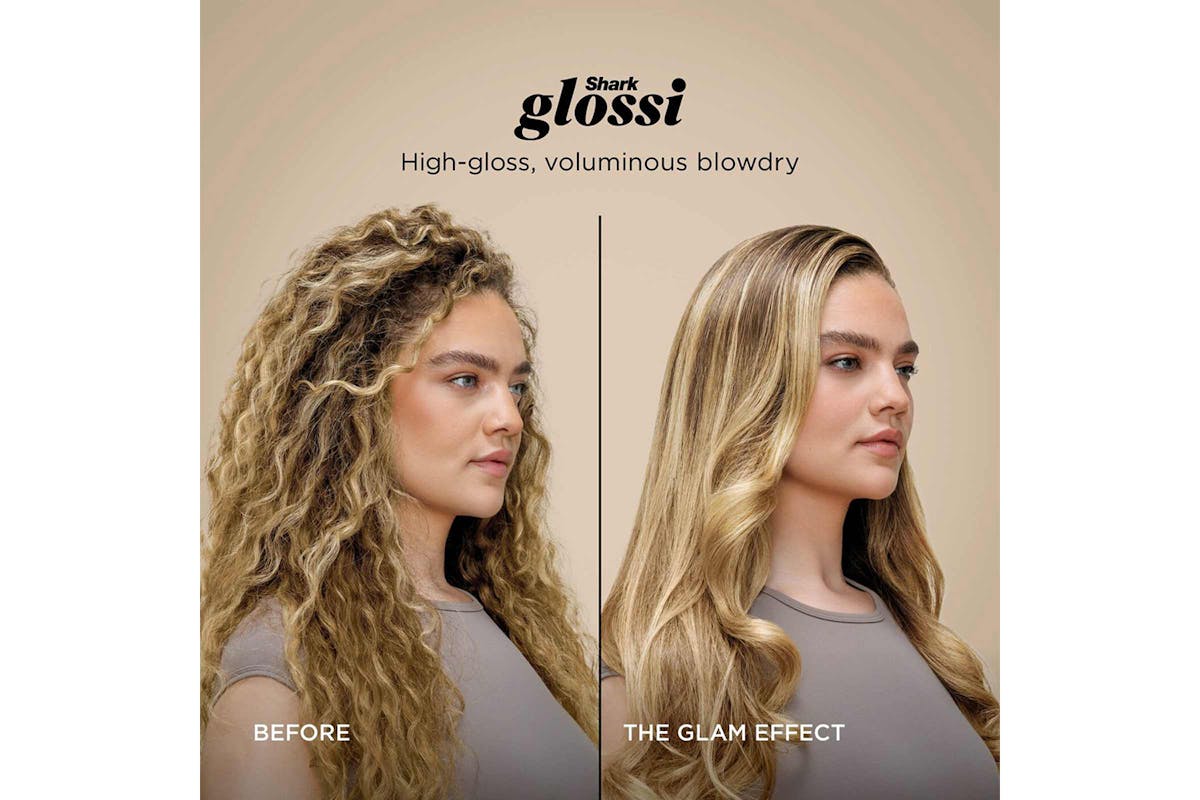 Shark Glam Ceramic & Air Styling and Drying System with FrizzFighter | HD6051SUKPK | Pink-12