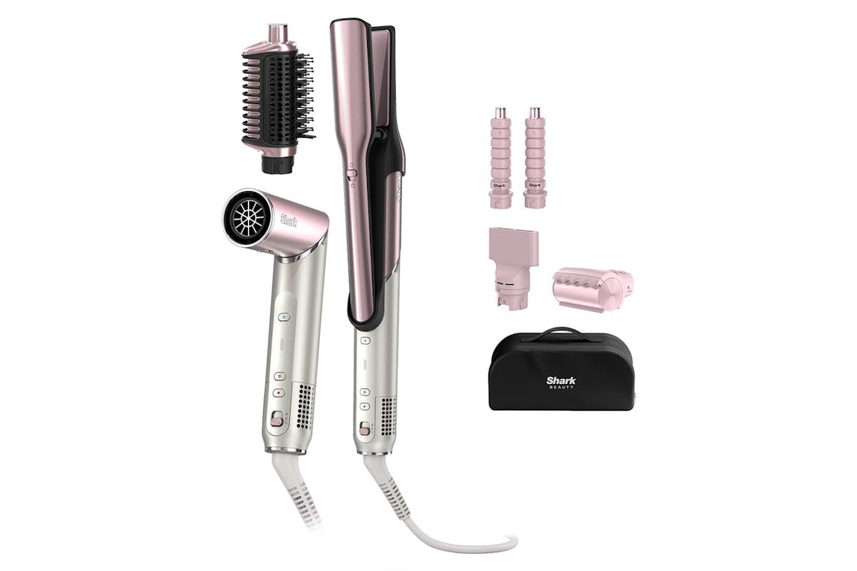 Shark Glam Ceramic & Air Styling and Drying System with FrizzFighter | HD6051SUKPK | Pink-14