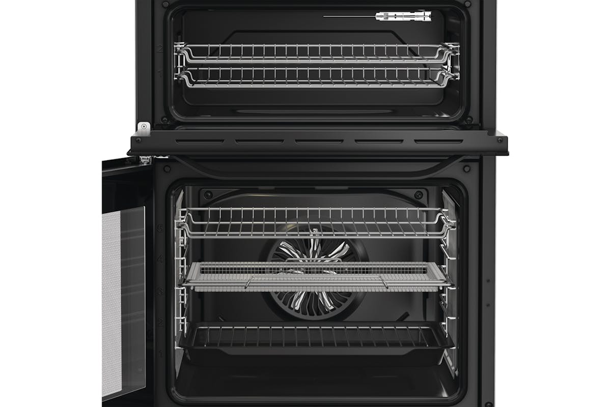 Hotpoint 60cm Double Oven Electric Cooker with Air Fry | HDE6VDCASB1-6