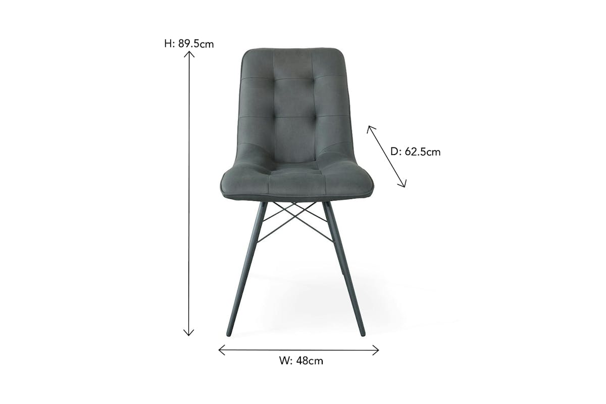 Modena Dining Chair | Grey-3
