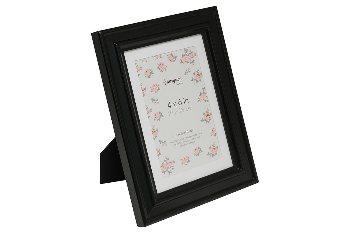 Helena 4 x 6" Photo Frame | Black-2