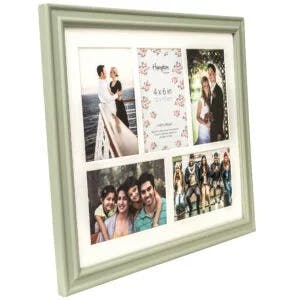 Helena 5 Aperture Photo Frame | Sage-3