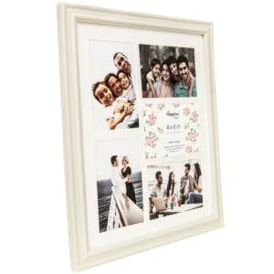 Helena 5 Aperture Photo Frame | White-3