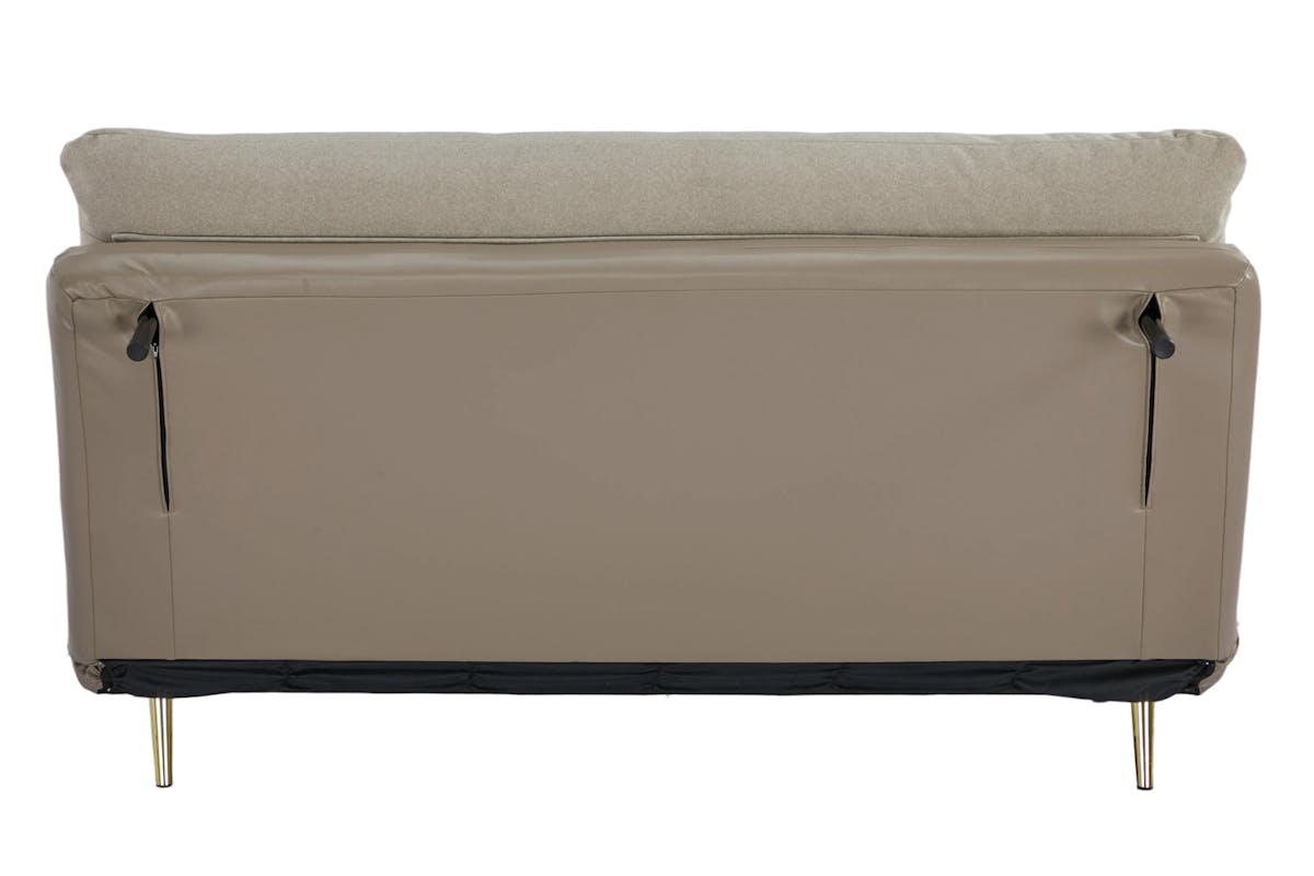 Henry 1 Seater Armless Sofa Bed | Taupe-4
