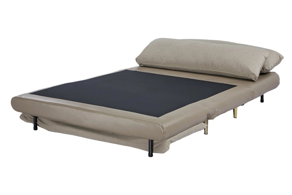 Henry 1 Seater Armless Sofa Bed | Taupe-5