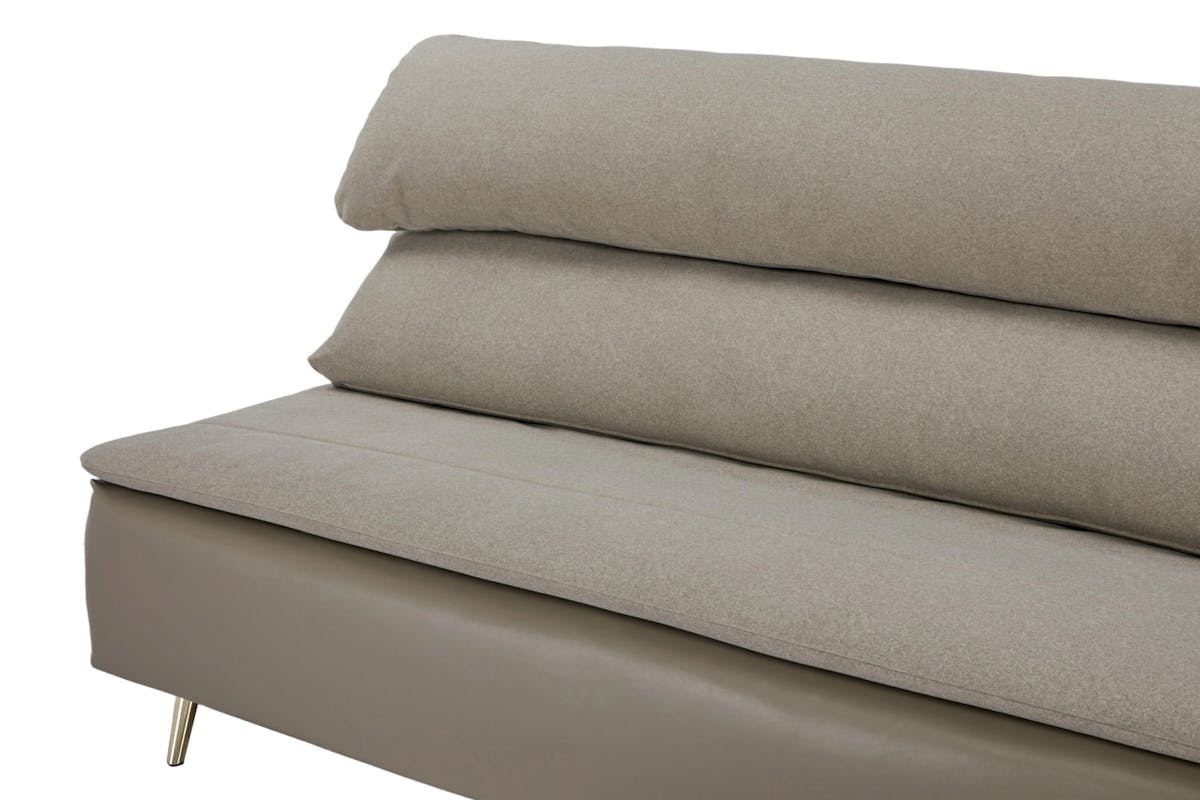 Henry 1 Seater Armless Sofa Bed | Taupe-7