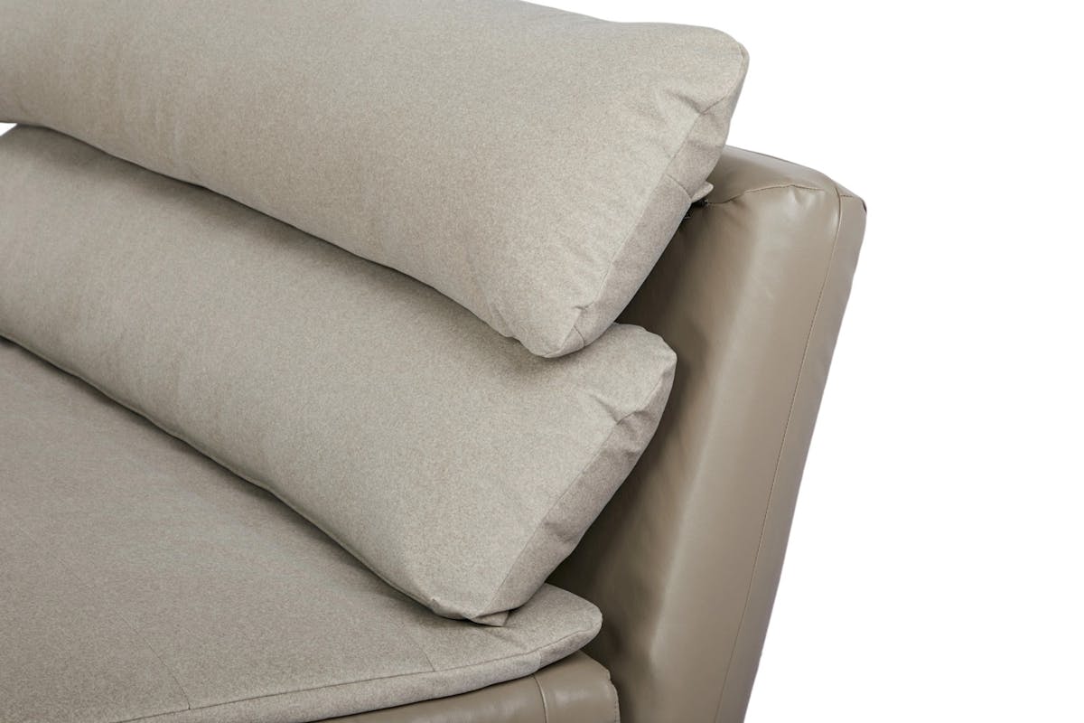Henry 1 Seater Armless Sofa Bed | Taupe-9