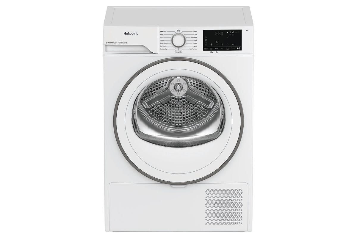 Hotpoint Freestanding 8kg Heat Pump Tumble Dryer - ColdGuard Technology | HHDD80WWIRE-10