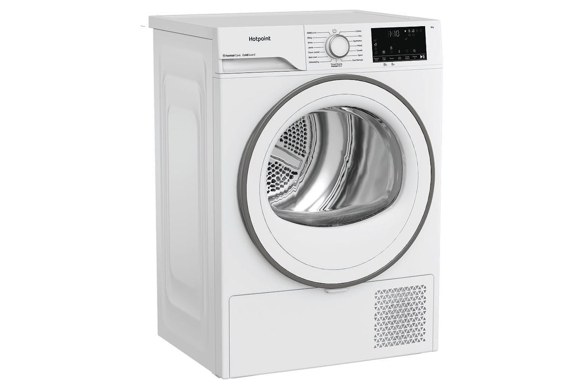 Hotpoint Freestanding 8kg Heat Pump Tumble Dryer - ColdGuard Technology | HHDD80WWIRE-2