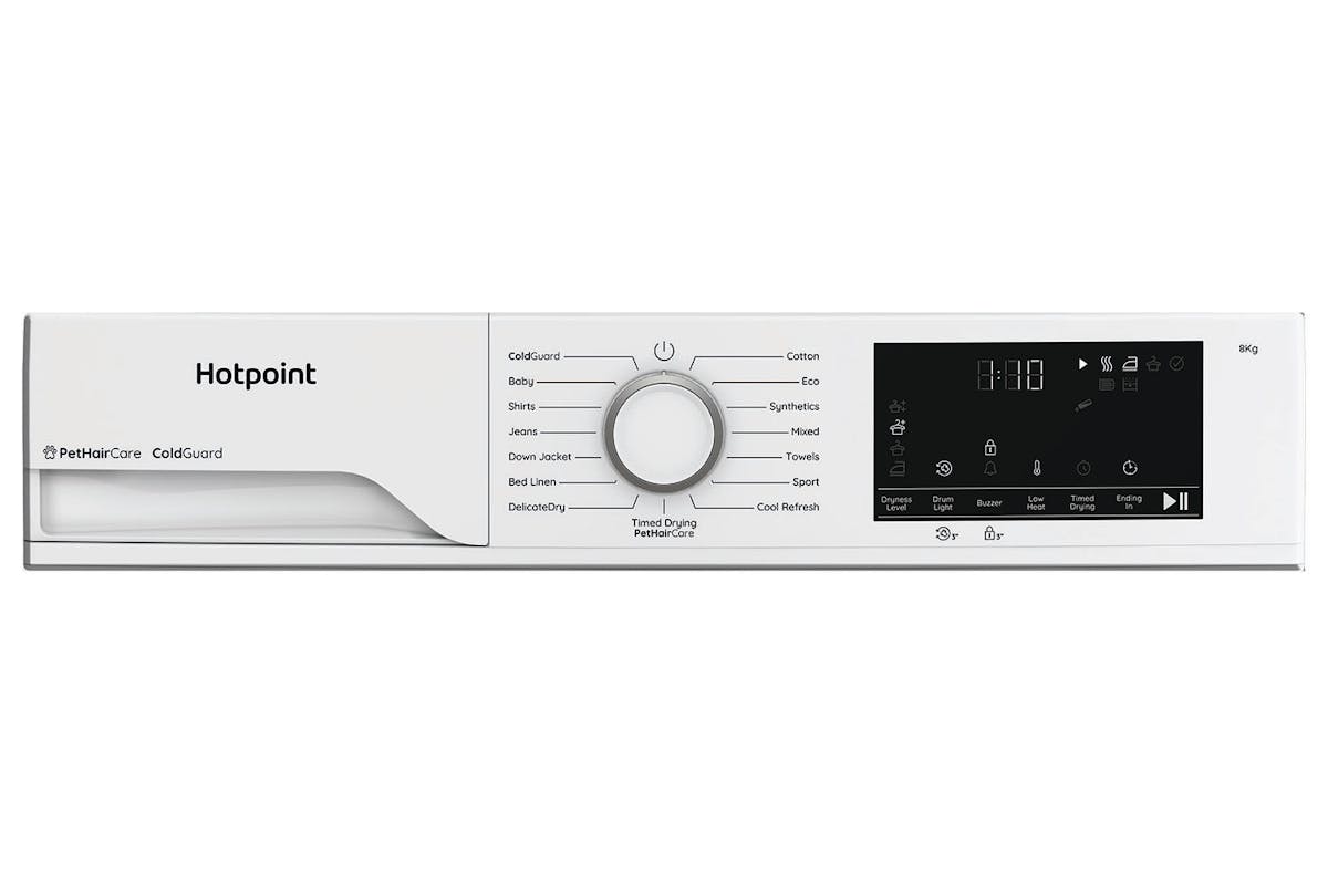 Hotpoint Freestanding 8kg Heat Pump Tumble Dryer - ColdGuard Technology | HHDD80WWIRE-4