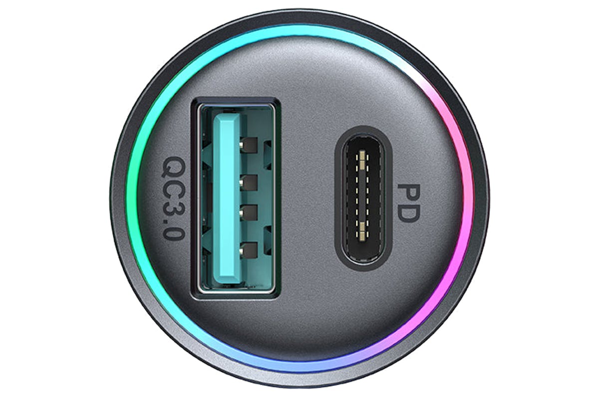 Joyroom 60W A+C Mini Metal Car Charger | Black-3