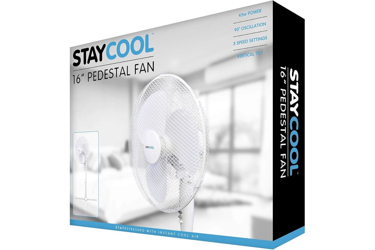 Staycool | 16" Desk Fan | White-2