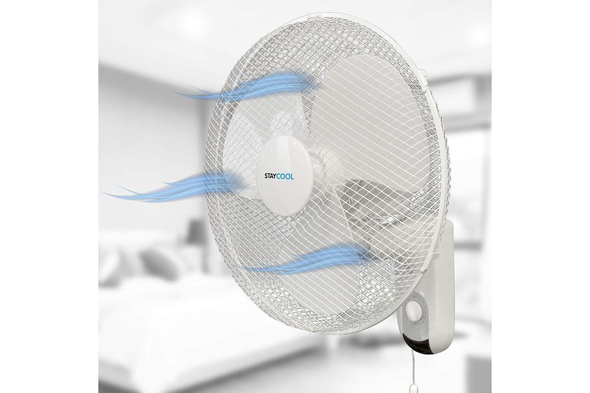 Staycool | 16" 40cm Wall Fan | Cooling Appliance | White-2