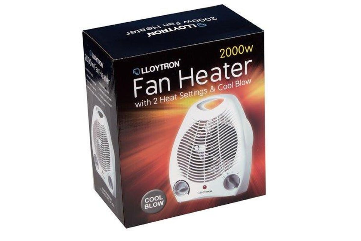 Staywarm | Upright Fan Heater | White | 2000w-2