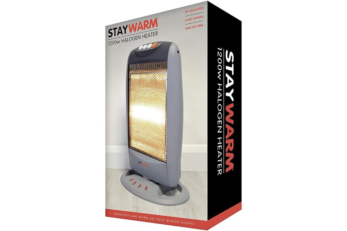 Staywarm | Compact Halogen Heater | 1200w 3 Bar-2