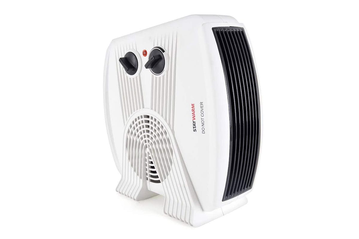 Staywarm | Staywarm 3000w Upright Flatbed Fan Heater | White-2