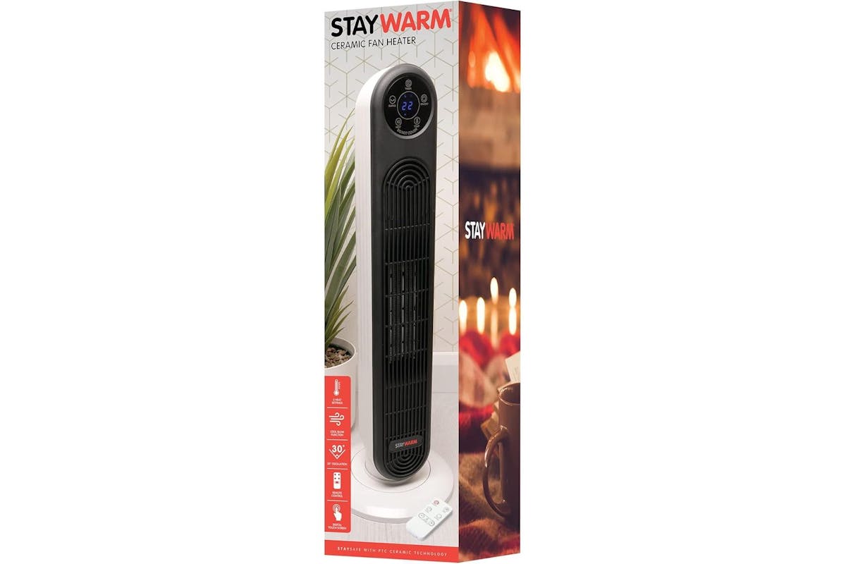 Staywarm | Ceramic Tower Heater | 2000w-2