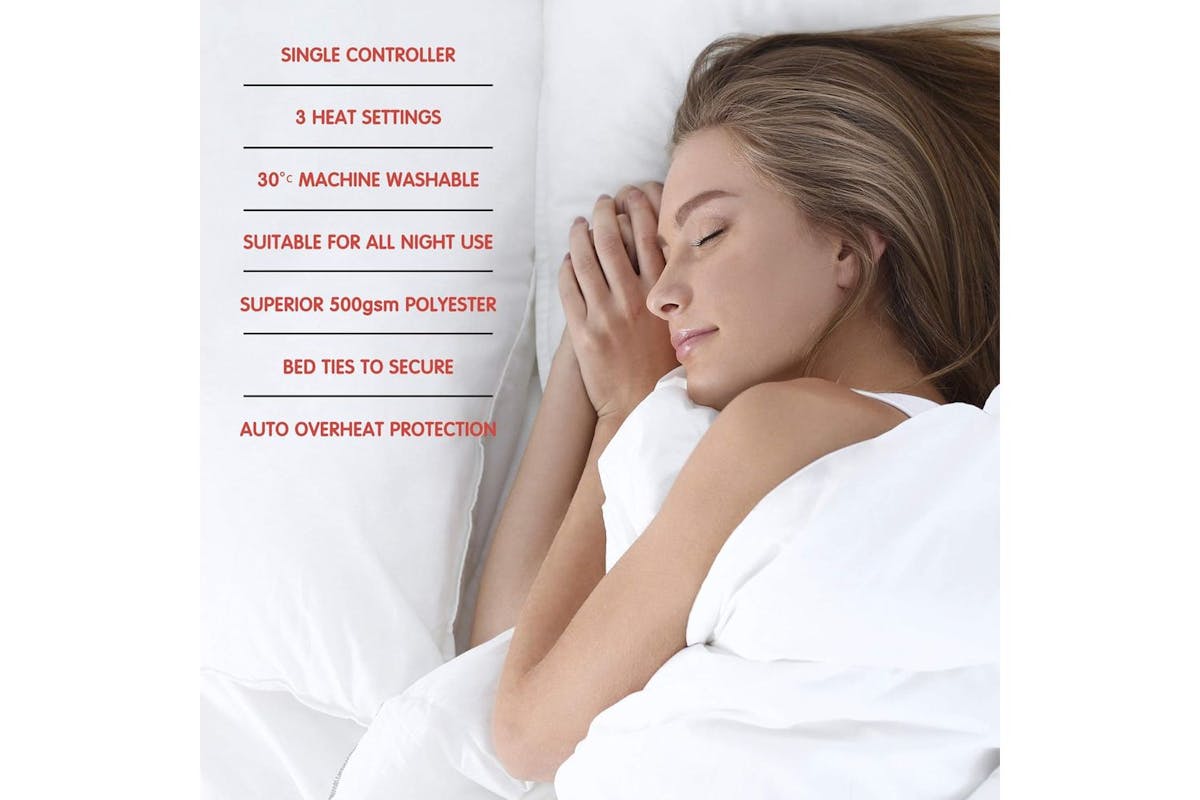 Staywarm | Single Underblanket | Polyester 500gsm | 150 X 70cm-4