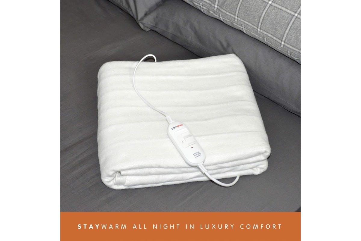 Staywarm | Electric Underblanket Luxury | Polyester 450 Gsm | Double Size-3
