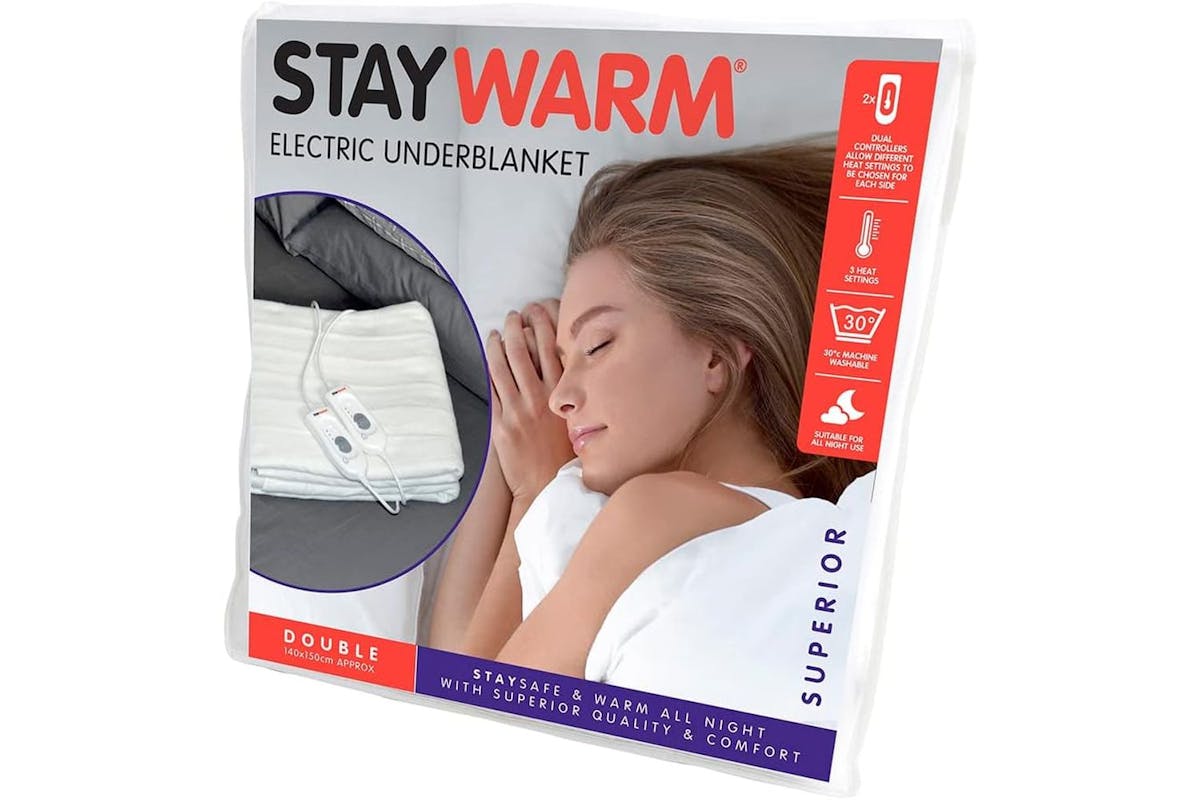 Staywarm | Staywarm Double Underblanket Superi | Polyester | Double Size-3