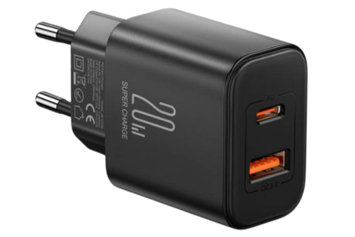 Joyroom 20W PD Dual Port Fast Charger + USB-C to Lightning Cable | Black
