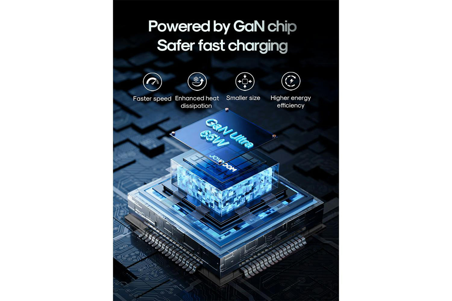 Joyroom 2C1A 65W Fast Charger +100W C to C Cable | 1.2m | Black-5