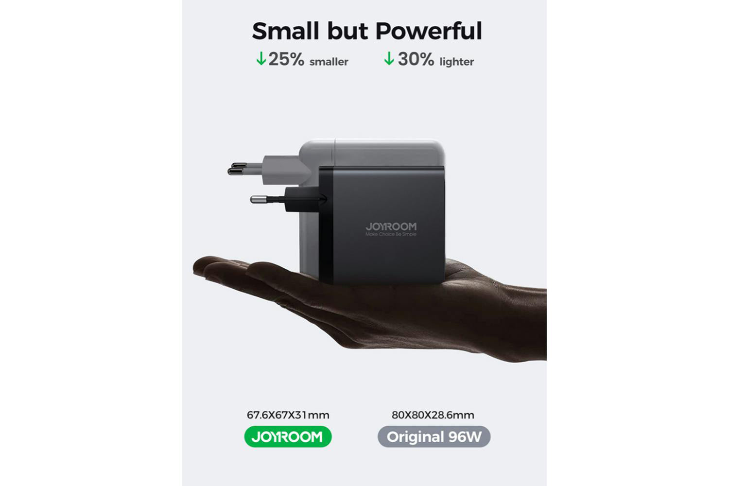 Joyroom GaN Ultra JR-TCG04 100W Fast Charger | Black-7