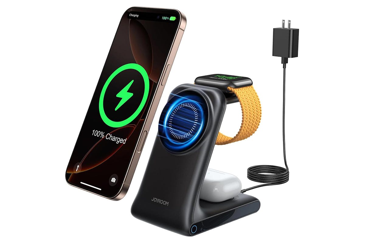 Joyroom 3-in-1 Wireless Charging Station | Black-2