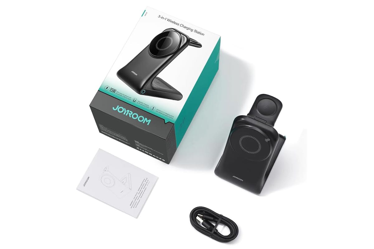 Joyroom 3-in-1 Wireless Charging Station | Black-3