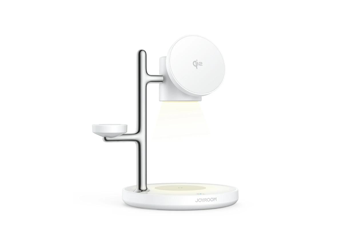 Joyroom JR-W23 Qi2 4-in-1 Wireless Charger | White
