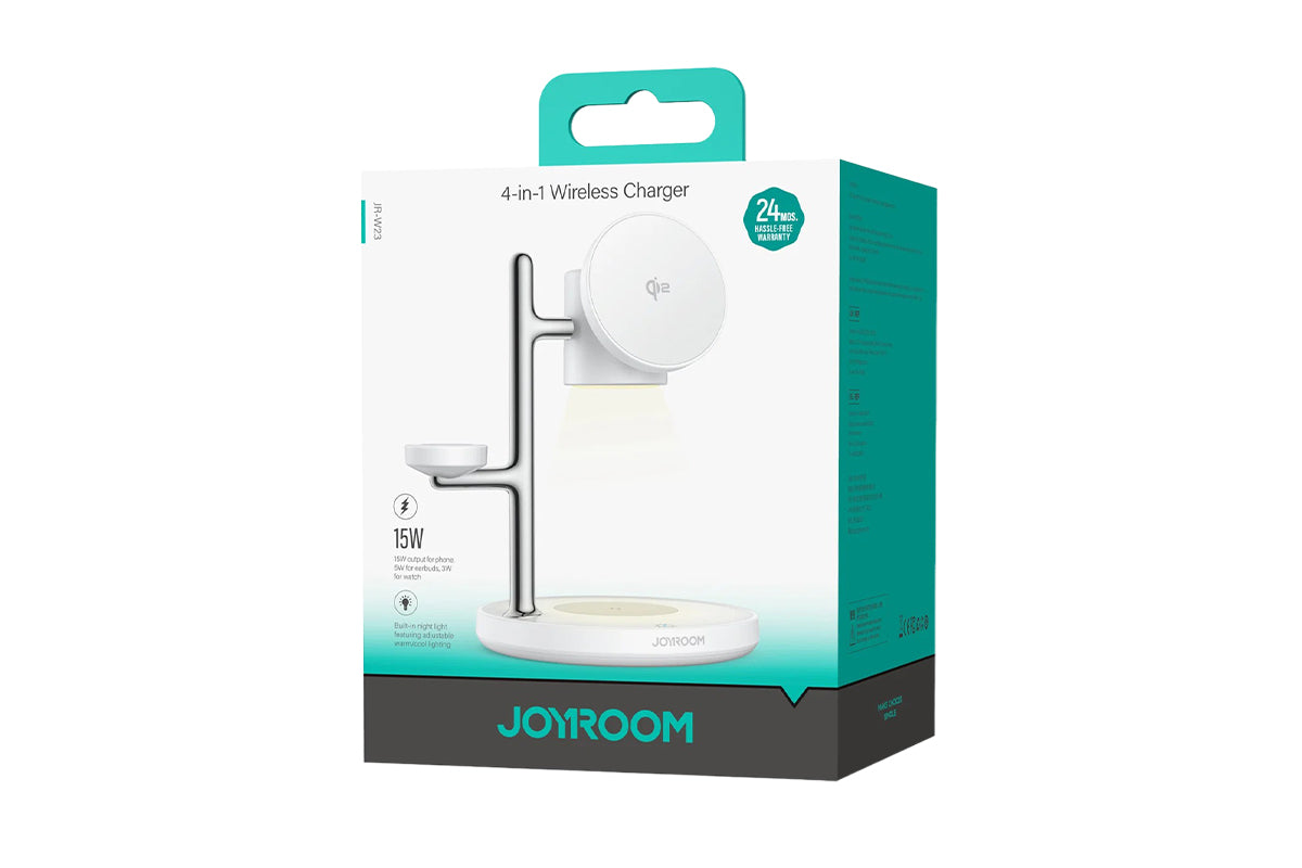 Joyroom JR-W23 Qi2 4-in-1 Wireless Charger | White-2