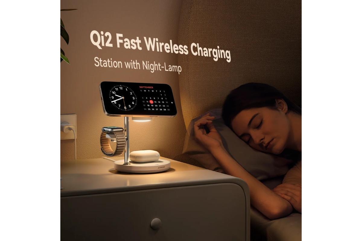 Joyroom JR-W23 Qi2 4-in-1 Wireless Charger | White-3