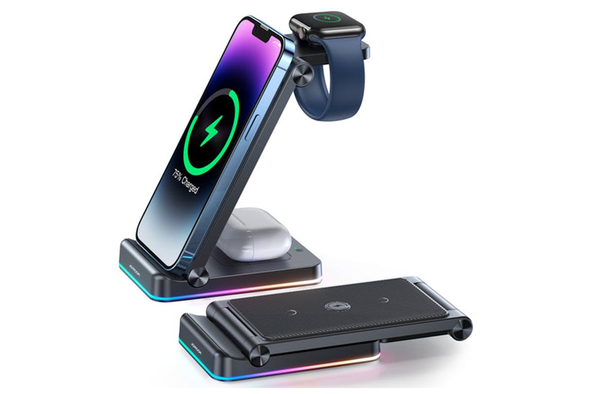 Joyroom 3-in-1 Foldable Wireless Magnetic Charging Station