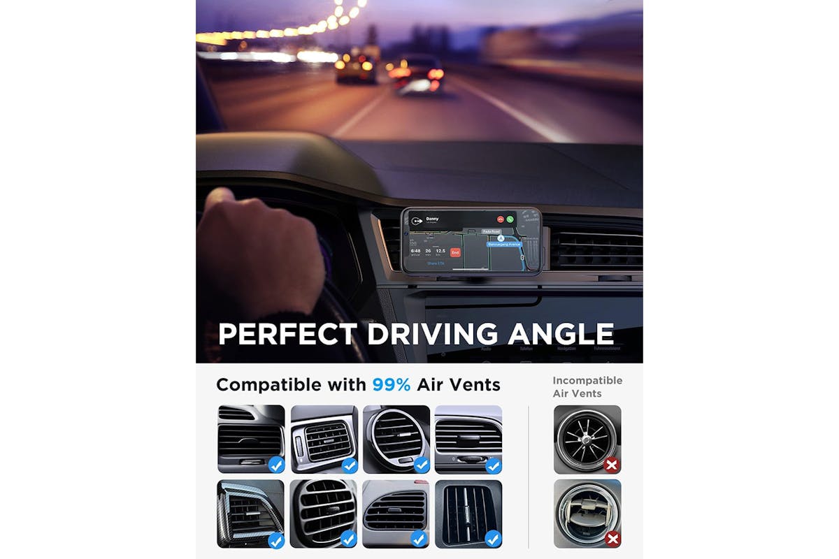Joyroom Mini Magnetic Car Dashboard Phone Mount | Black-2