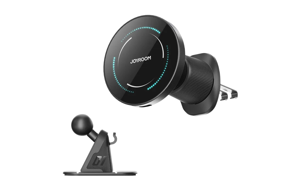 Joyroom Magsafe Mobile Holder with Wireless Charging for Car | Black
