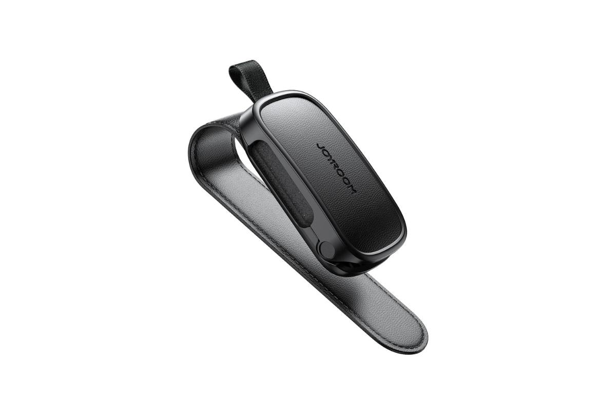 Joyroom JR-ZS511 Magnetic One-hand Car Visor Sunglasses Holder Clip | Black-2