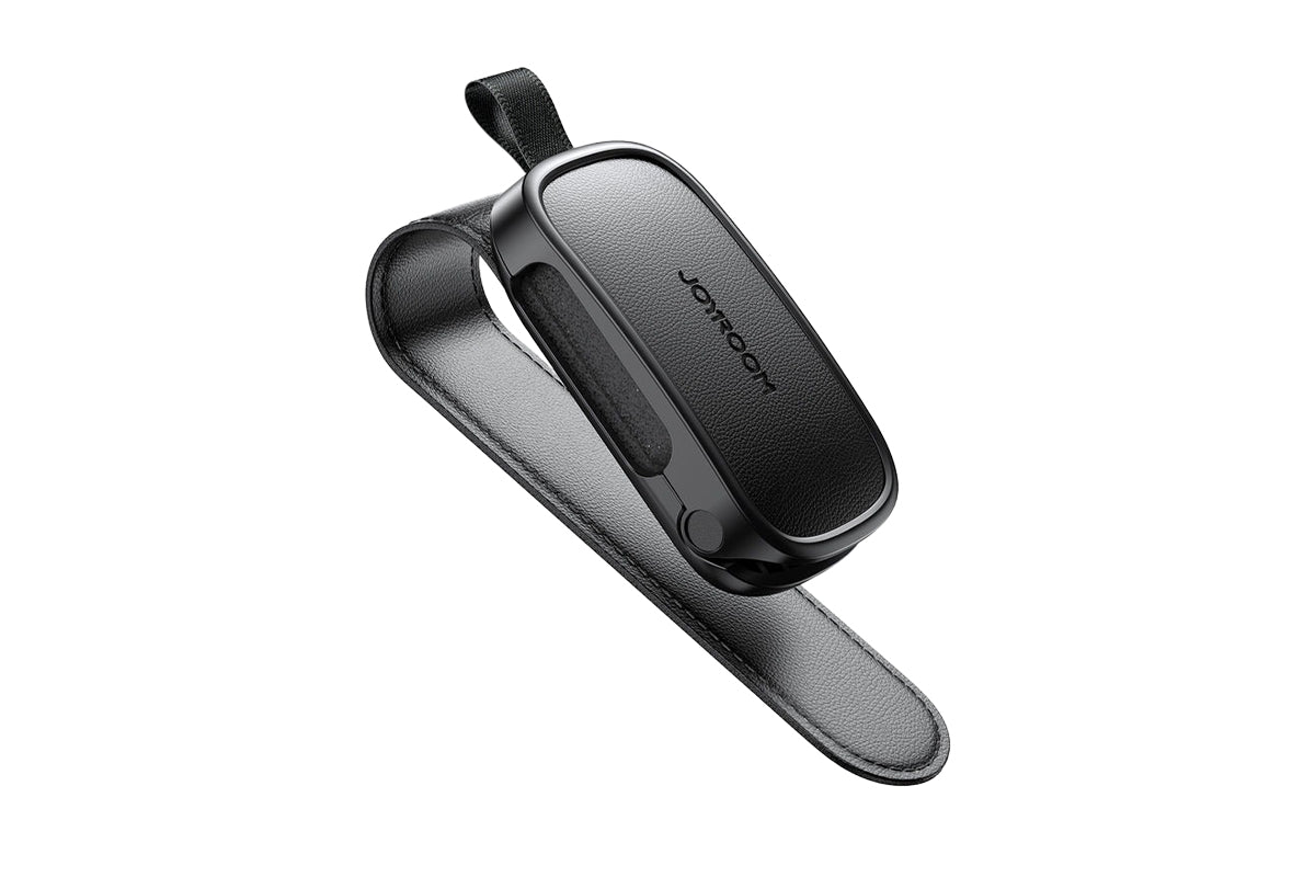 Joyroom JR-ZS511 Magnetic One-hand Car Visor Sunglasses Holder Clip | Black-2