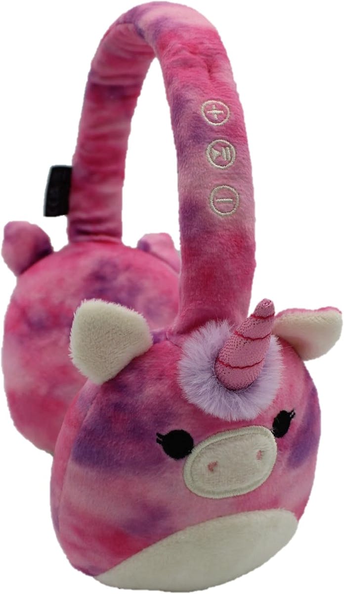 Squishmallows Lola The Unicorn Plush Bluetooth Wireless Headphones