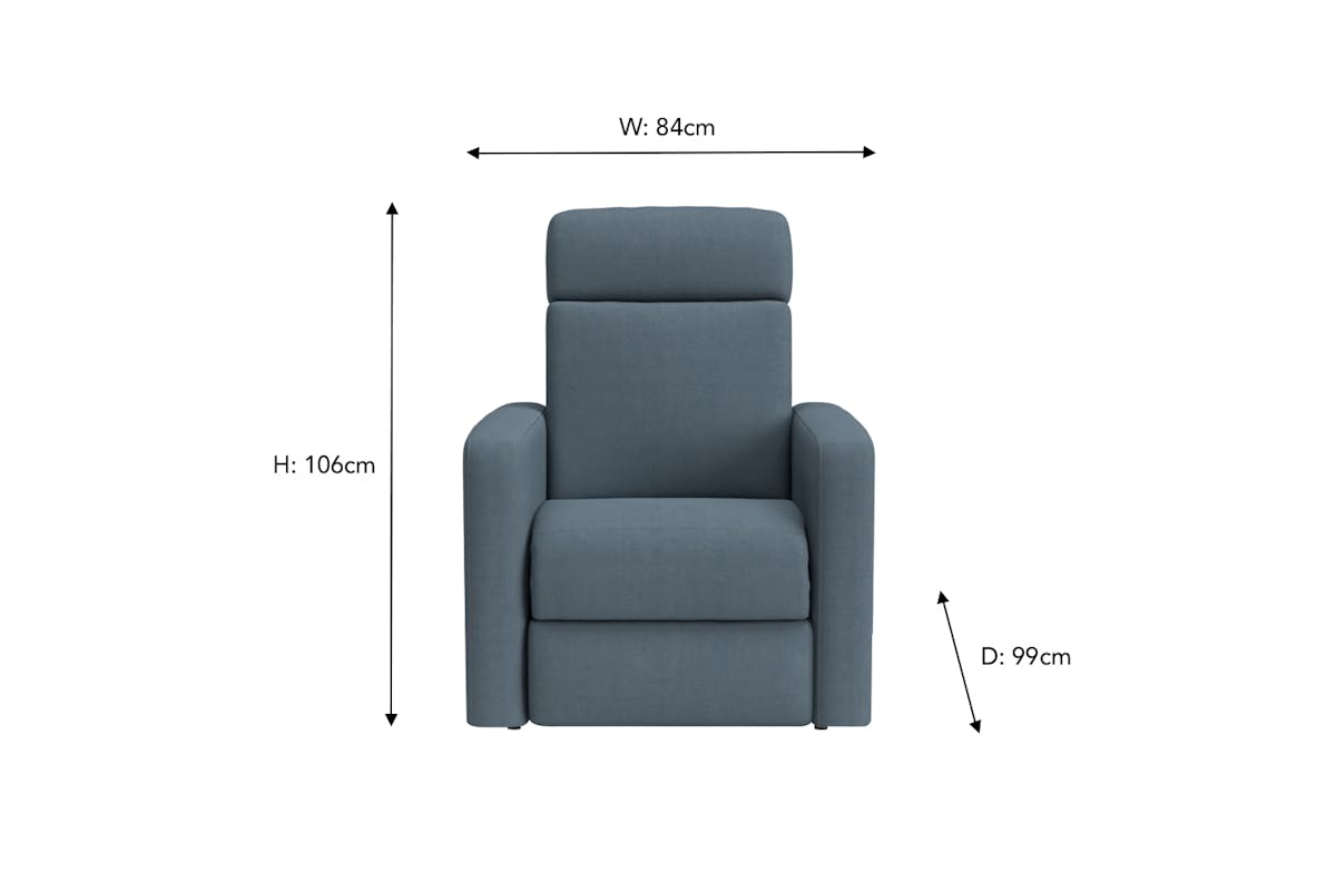 Ricki Armchair | Lift & Tilt | Power Recliner | Fabric-3