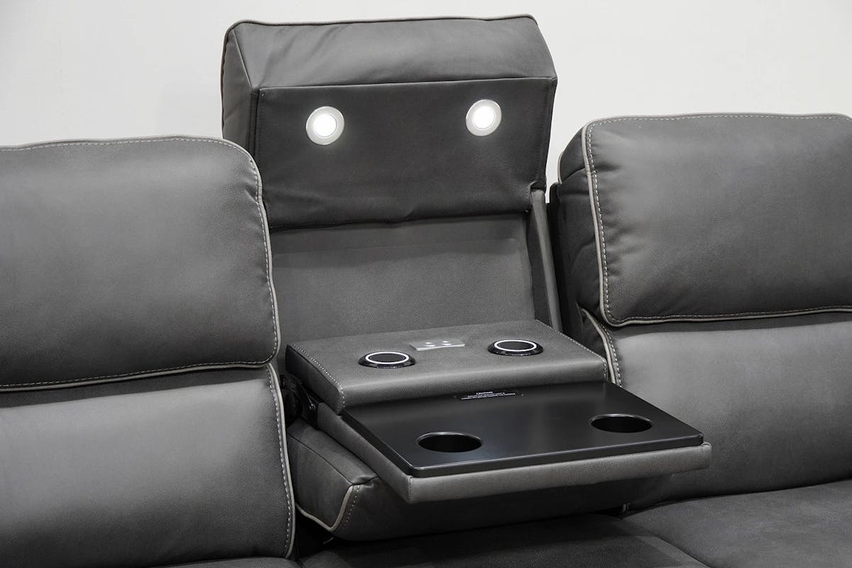 Shobi 3 Seater Sofa | Power Recliner | Heated & Massage Seat | Fabric-4