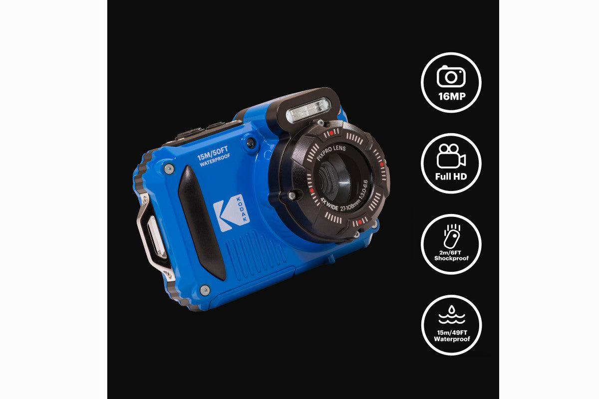 Kodak PixPro WPZ2 Compact Digital Camera | Blue-11