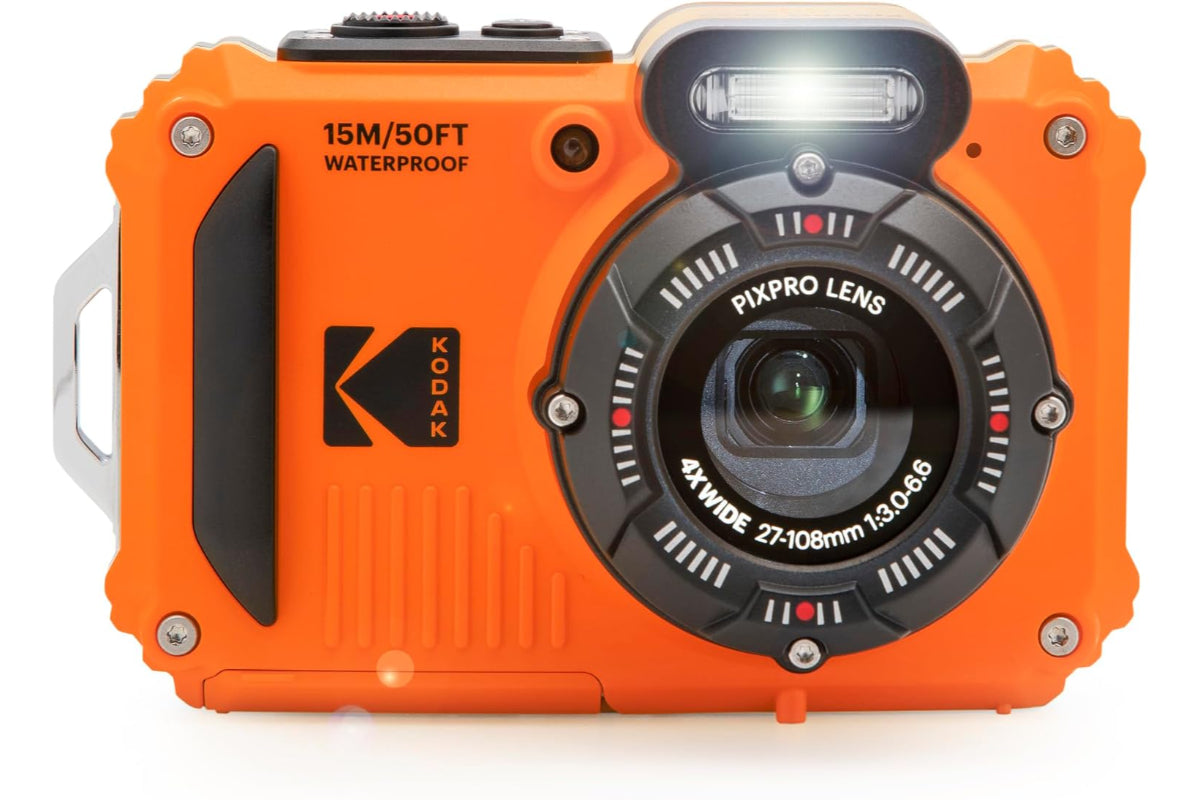 Kodak PixPro WPZ2 Compact Digital Camera Kit | Orange-7